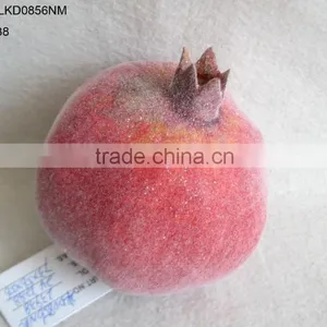Decorative Artificial Foam Pomegranate Fruits 3.5"*3.5" With Emulation Sugar for Havest Home Decoration thumbnail-2