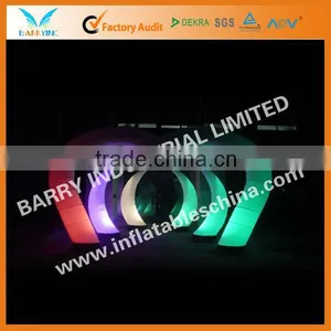 2013 New LED Inflatable Wedding Decoration With Heart Shape Inflatable Wedding Arch, Ideal Decoration for Wedding, Made of Nylon thumbnail-1