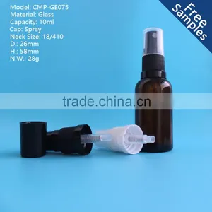 Amber Glass Essential Oil Bottle With Mist Spray,10ml Glass Essential Oil Bottles Quality Choice thumbnail-1