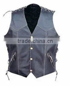 DL-1577 Leather Vests thumbnail-1
