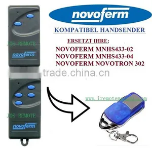 Replacement NOVOFERM NOVOTRON 302/304,NOVOFERM MNHS433-02/04 Universal Remote Control thumbnail-1