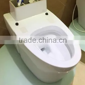 Auto Body Cleaning Floor Mounting Energy Saving Smart Automatic Toilet thumbnail-3