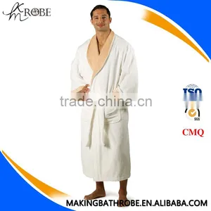 Terry Cloth Robes Wholesale Spa Robes Terry Bathrobe With Hook and Loop Quality Choice thumbnail-2