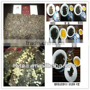 Russian Standard Slim Brick Tea Golden Flower Dark Tea Wholesale and Retails 400g/pc thumbnail-1