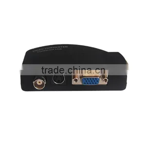 CCTV DVD DVR Camera TV S-video BNC to VGA Video Converter thumbnail-1