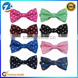 Brand New Polka Dots Printed Men's Tuxedo Bow Ties thumbnail-1
