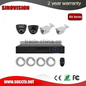 2016 4ch Cctv NVR Kit 2pcs Dome 2bullet thumbnail-1