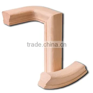 Straight Staircase With High Quality Solid Tread/balustrade and Handrails/stair With Wooden Steps thumbnail-1