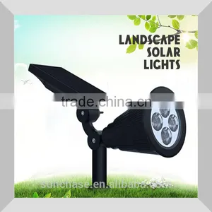 Bright 4 LED Solar Powered Light Wireless Wall or Lawn Security Light Sensor Lamp Waterproof Outdoor Light thumbnail-4