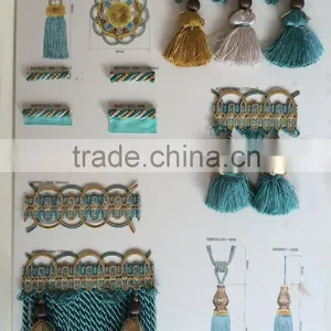 [YZLACE] Tassels Lace Curtains Wholesale 10020 thumbnail-1