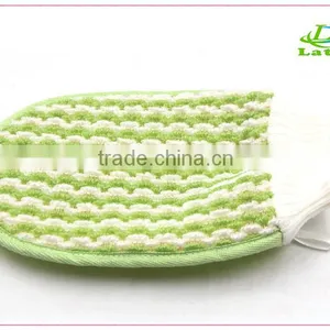 the Newest Fashion Exfoliating Bath Gloves With Pink Color thumbnail-6