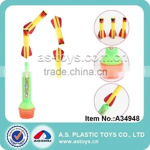 Outdoor Pop-up Air Pump Foam Stomp Flying Rocket Toy for Children thumbnail-1