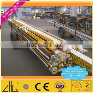 Powder Coated Aluminium Tube Angle Bar Extrusion/polished Anodized Brushed,wood Grain Powder Coating Aluminium Profiles Prices thumbnail-1