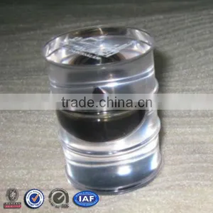 Acryl Transparent Barrel Shape Paperweight With Oil Drop thumbnail-1