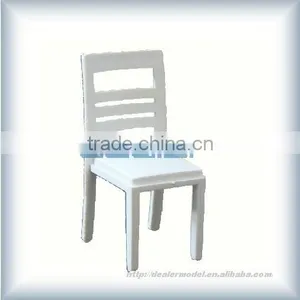 Building Material ABS Furniture White Chair thumbnail-3
