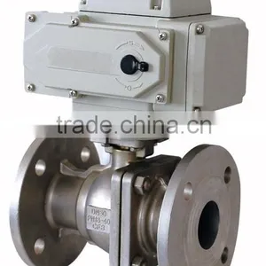 China Motorized Flanged 4 Inch ss Cf8m Stainless Steel Ball Valve Manufacturer Price thumbnail-1