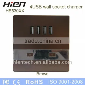 New Product Universal USB Wall Outlet Universal Electric Receptacles Wall Socket With USB Port Power Outlet thumbnail-1