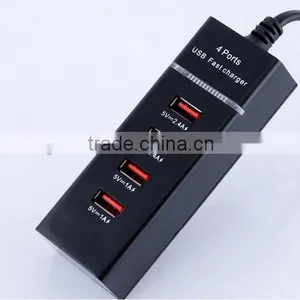 2016 New Products for IPhone Wall Charger 4 Usb Port Usb Wall Charger With Plug and Led Indicator, 4 Usb Hub thumbnail-3