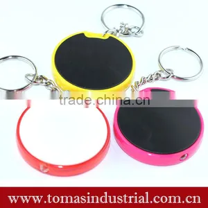Supply Custom Plastic Round Led Keychain Light--Top Top Selling thumbnail-5