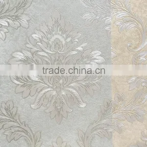Classical Design Vinyl Flooring Deep Embossed Flower Making Wallpaper for House thumbnail-2