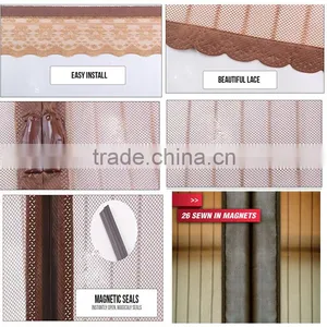 100%polyester Screen Netting Material and Door Screens Type Invisible Mosquito Net thumbnail-6