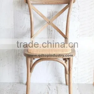 Cross Back Curved Dining Chair thumbnail-5