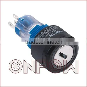 ONPOW Key Push Button Switch(LAS1-APY-11Y,22mm,Dia.22mm,CE,ROHS,REECH,IP40,IP65) thumbnail-1