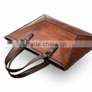 QIALINO Hand Bag Italian Leather Briefcase Laptop Bag Leather for Macbook Air/pro 12 13 thumbnail-5