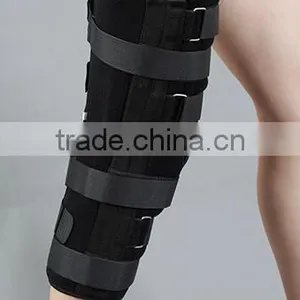 Black Knee Fixed Set / Soft Tissue Injures Protective Medical Knee Brace thumbnail-2