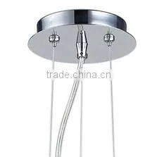 Glass Lighting Black Color Elliptical Bedroom Pendant Light thumbnail-5