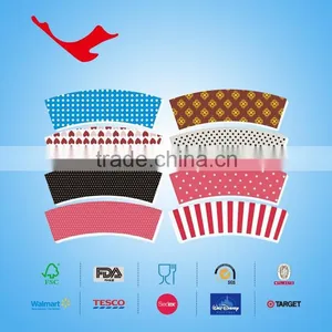 PE Coated Disposable Paper Cup Fan/piece for Coffee Beverage thumbnail-5
