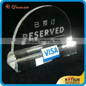 Acrylic Hotel Sign Holder/logo Block for Hotel thumbnail-1