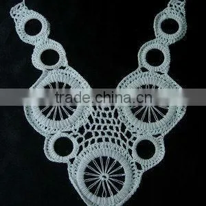 Hand Crochet White Collar--neck Design of Blouse,wedding Dress thumbnail-1