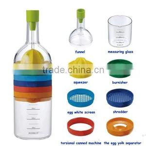 High Grade Eight and Kitchen Tools, Funnel, Measuring Cup, Juicer, Grinding Mud Machine, Mixer, Grater, Twisting the Canned thumbnail-2