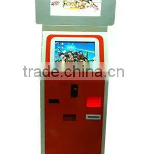 17inch Self Payment Kiosk of Coin Operated Dual Screen Parking Lot Sensor System With RFID EM Reader thumbnail-1
