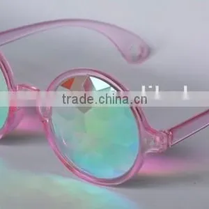Gold Lens Kaleidoscope Glasses thumbnail-3