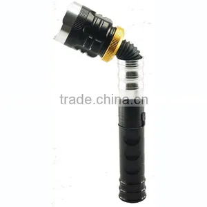2016 New Aluminium Rechargeable Working Light Torch Led Light Flashlight thumbnail-2
