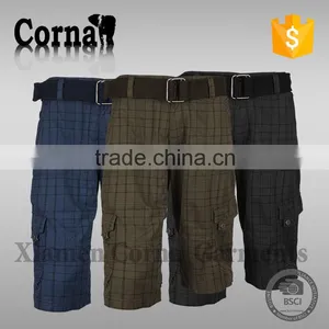 Men Multi Pocket Adjustable Waist Eco-friendly Polyester Quick Dry Men Fancy Shorts With Low Price thumbnail-1