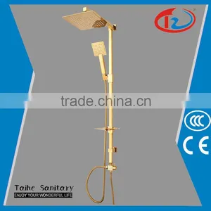 Wall Mount Shower Set,antique Brass Rainfall Shower Set thumbnail-1