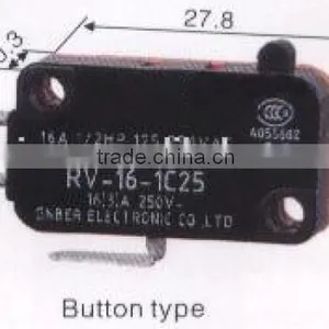 RV-16-3C25 V Series Mini Nomally Open Micro Switch thumbnail-1
