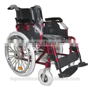 Ultra-low Promotion Price Drop Back Handle Aluminum Wheelchair thumbnail-1