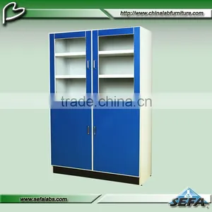 Hot Sale Lab Equipment Tall Wooden Storage Cabinet thumbnail-1