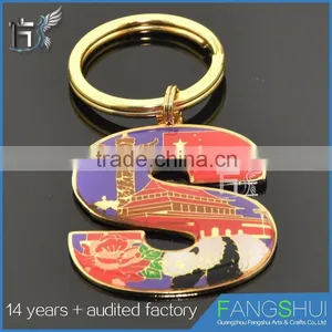 Top Quality 3d s Letter Keychain Stainless Steel Keychain Wholesale thumbnail-2