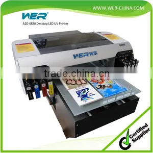 High Quality A2 Size 8 Color 5760 * 2880 Dpi WER-D4880UV uv Lamp for Printer thumbnail-1