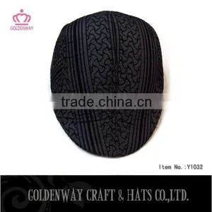 Men's Newsboy Black Ivy Hat thumbnail-2