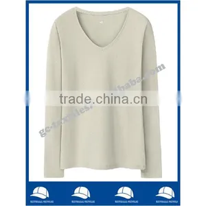 Women's Cotton/Spandex V-neck Long Sleeve Pyjama thumbnail-1
