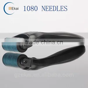 New 1080 Titanium Micro Needle Skin Roller Acne Scars Stretch Mark Derma Wrinkle thumbnail-1