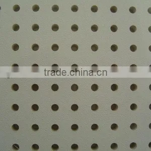 10mm Perforated Gypsum Acoustic Ceiling Tiles thumbnail-1
