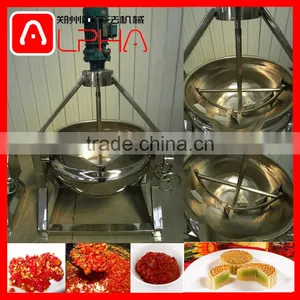 500Liter Steam Heating Tilting Jacketed Kettle /candy Cooking Pot/ Jacketed Cooking Pot thumbnail-4