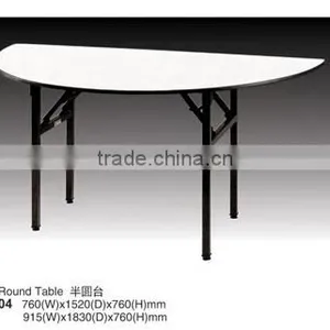 Half Round Table--- 18mm Plywood+steel Frame Good Quality thumbnail-1